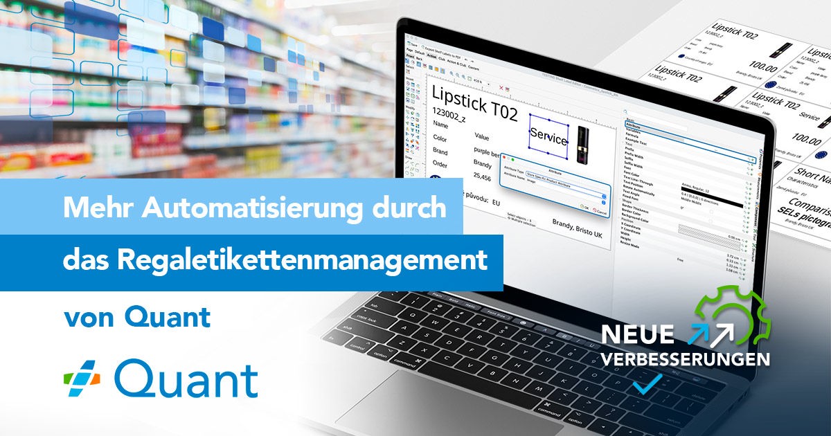 Mehr Automatisierung durch das Regaletikettenmanagement von Quant image
