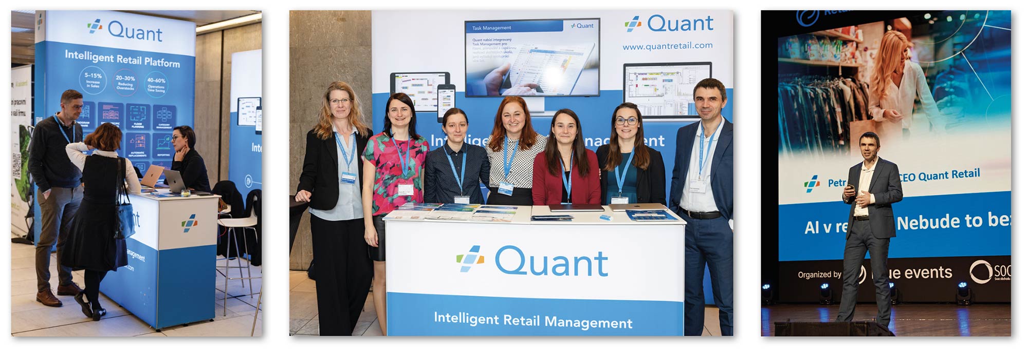 Einzelhandelskonferenzen mit dem Quant-Team