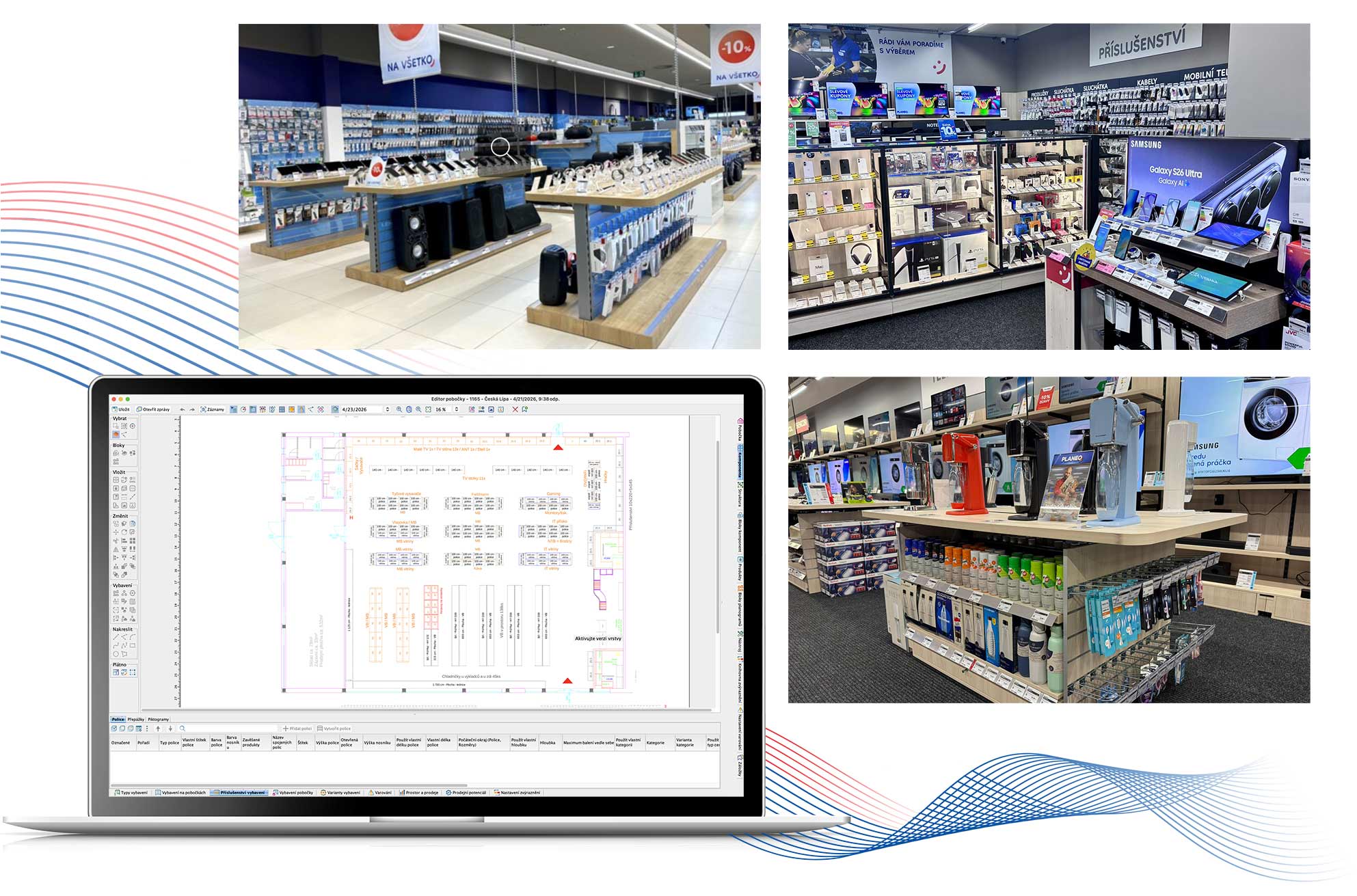 Planogramas y planificación de tiendas en Quant