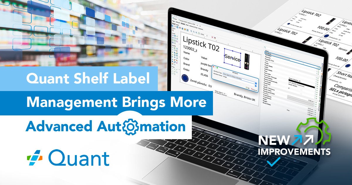 Quant Shelf Label Management Brings More Advanced Automation image