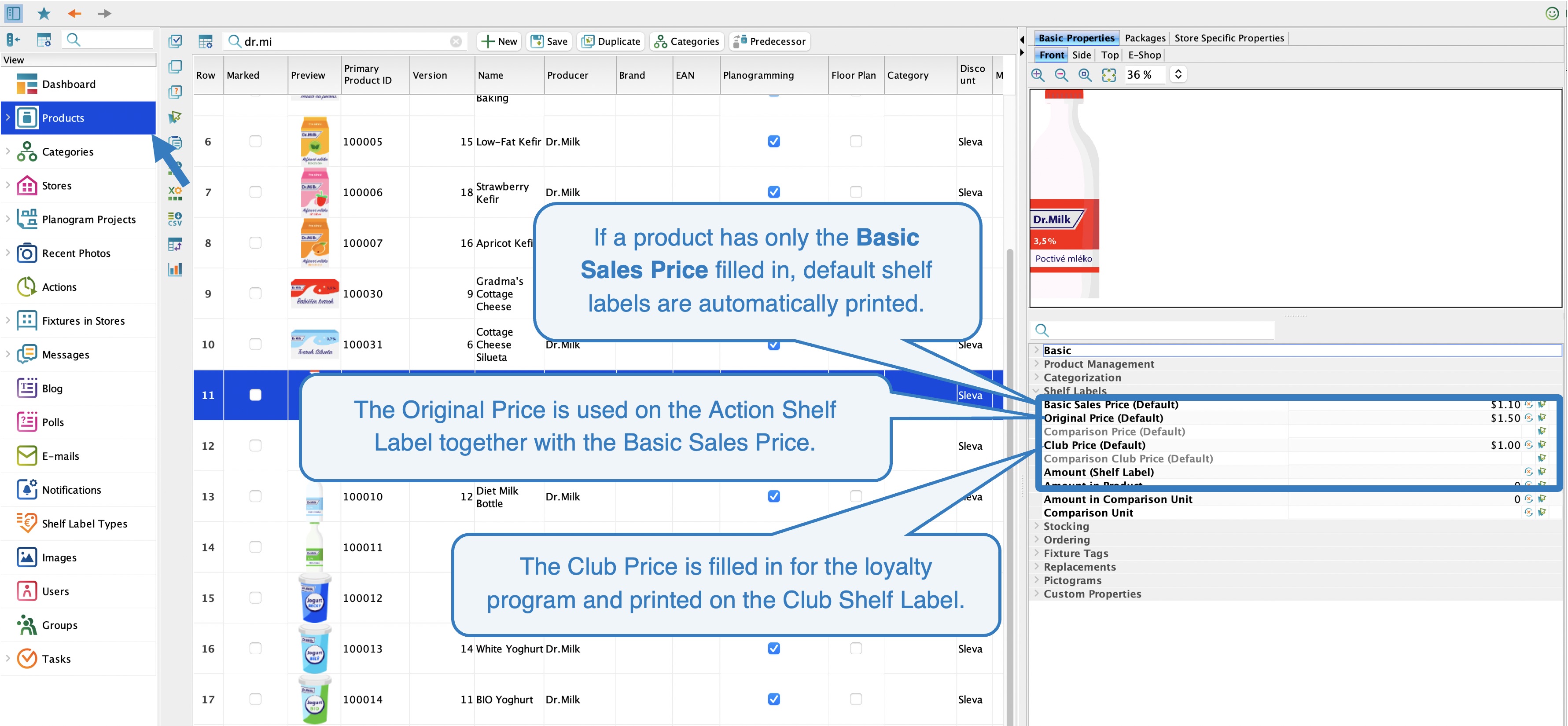 Shelf Label Editor | Manual | Quant - Intelligent Retail Platform