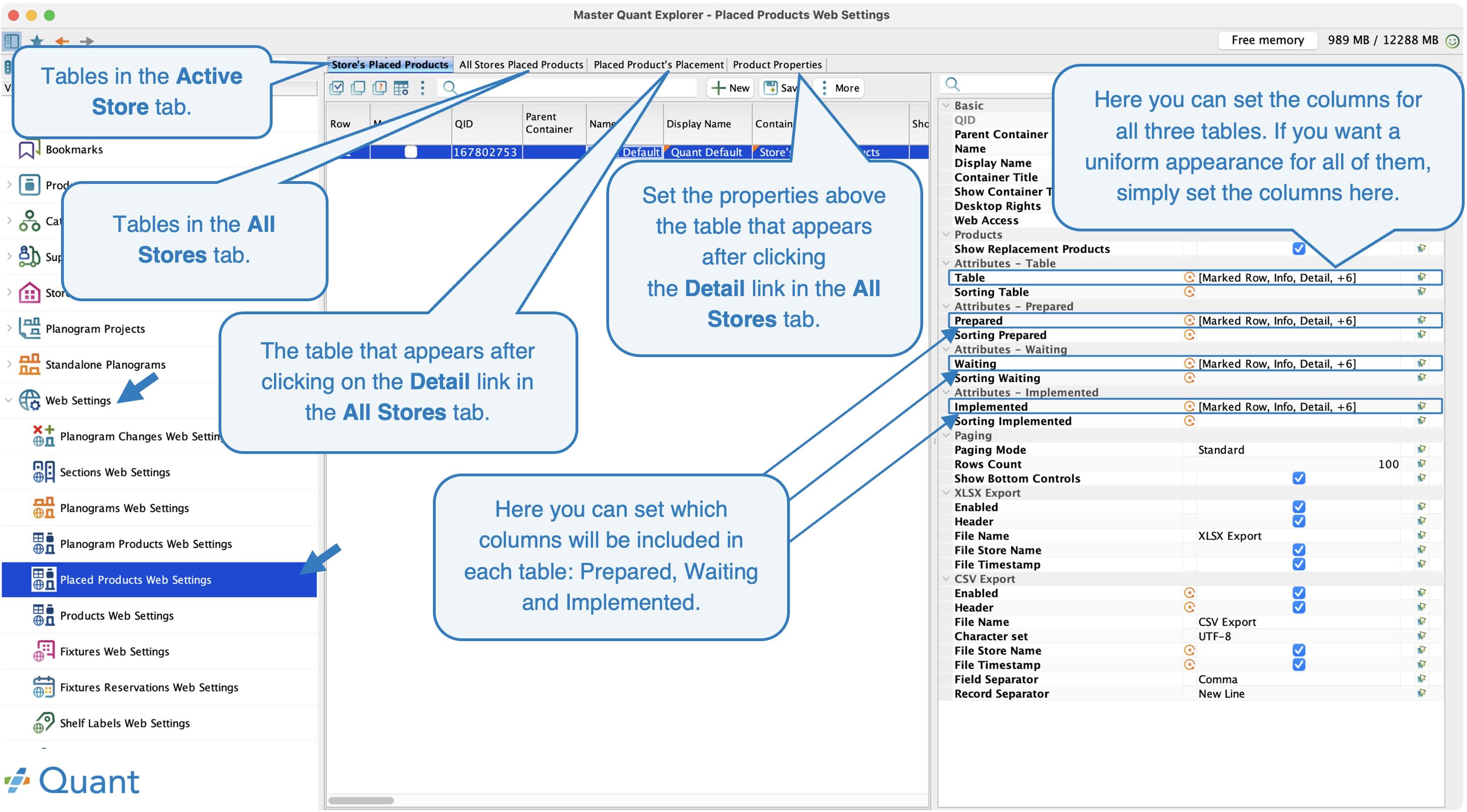 Products on the Web | Manual | Quant - Intelligent Retail Platform