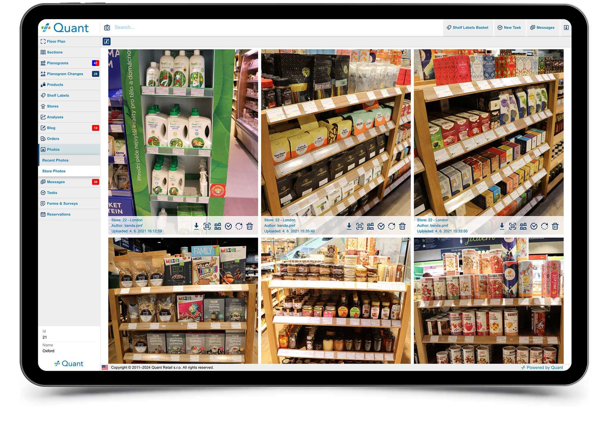 Planogramme mit aktivierter Shelf Image Recognition