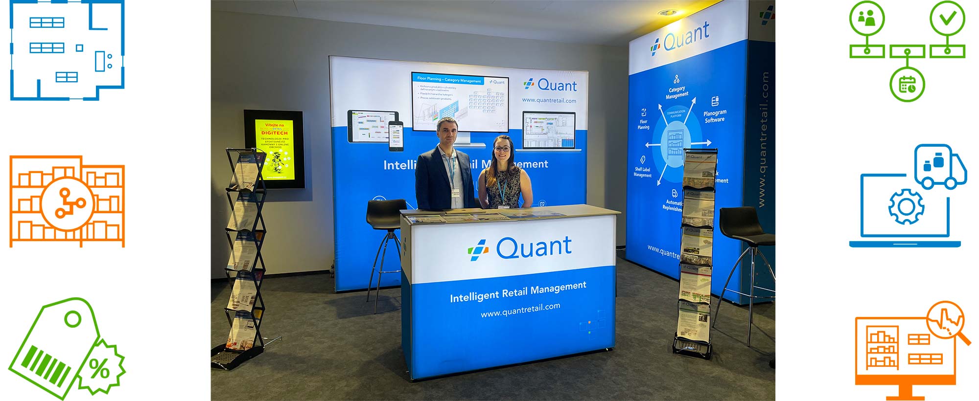 Quant stand at the conference