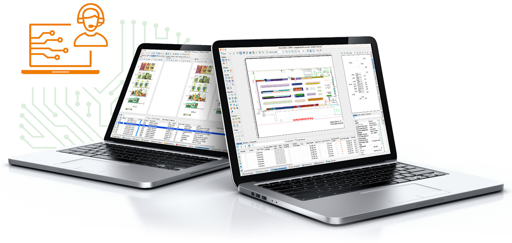 Planogram publication on web